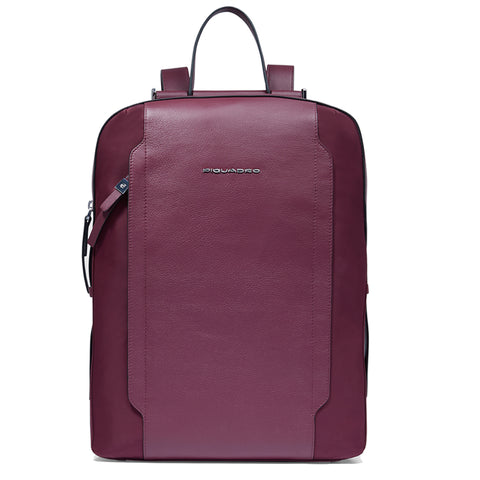 Piquadro - Lyra Bordeaux 14" Laptop Backpack - CA4576W92T - BORDEAUX