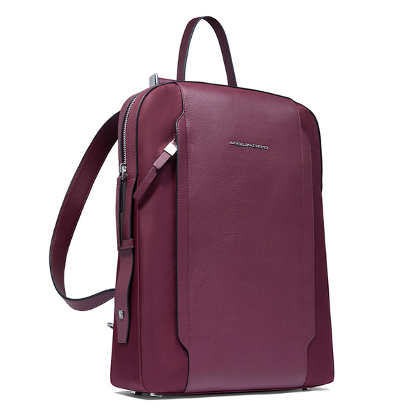 Piquadro - Lyra Bordeaux 14" Laptop Backpack - CA4576W92T - BORDEAUX