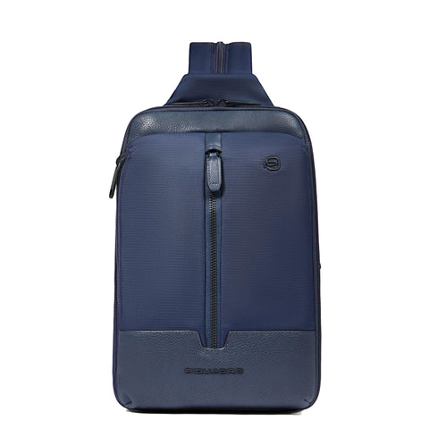 Piquadro - Marcel Blu Mono Sling Bag - CA6448W138 - BLU