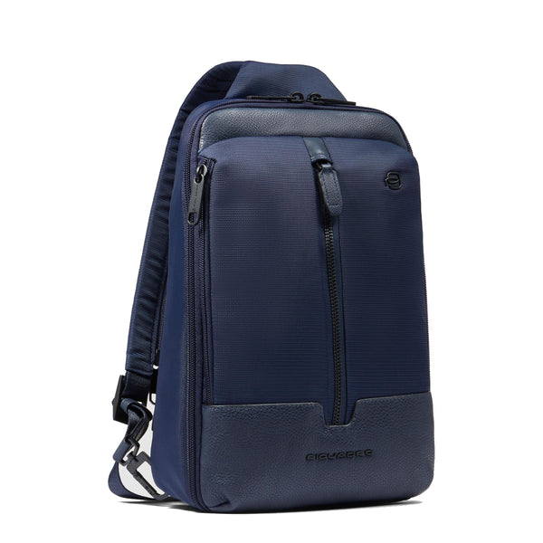 Piquadro - Marcel Blu Mono Sling Bag - CA6448W138 - BLU