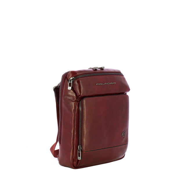 Piquadro - Philip Marrone Crossbody Bag for tablet - CA6882W136 - MARRONE