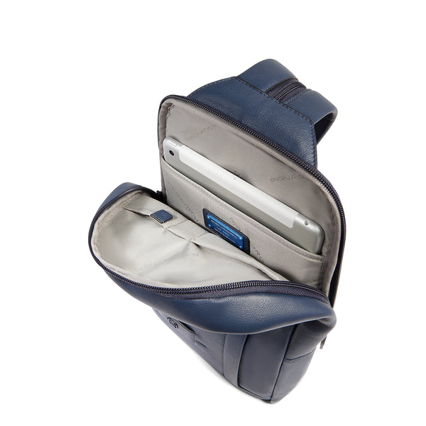 Piquadro - Russel Blu Mono Sling Bag - CA6764W137 - BLU