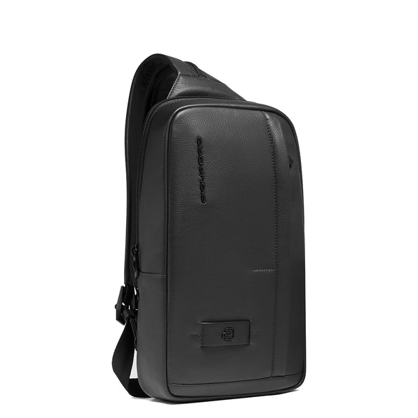 Piquadro - Russel Nero Mono Sling Bag - CA6764W137 - NERO