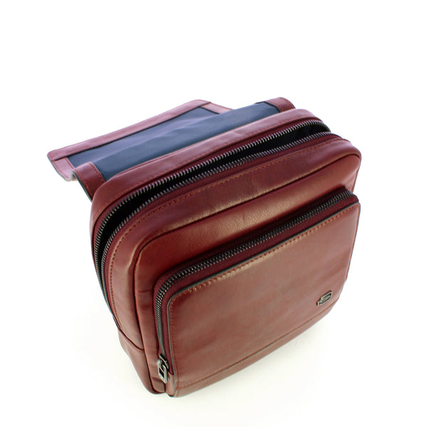 Piquadro - Philip Marrone Crossbody Bag for tablet - CA6791W136 - MARRONE