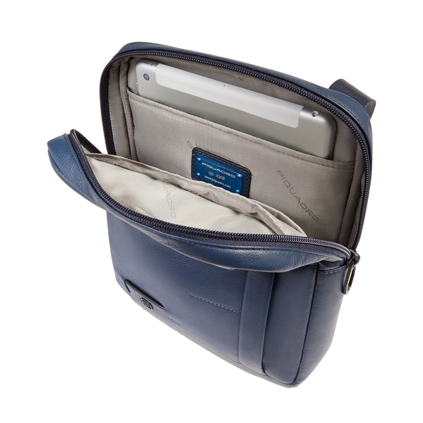 Piquadro - Russel Blu Crossbody Bag for tablet - CA1816W137 - BLU