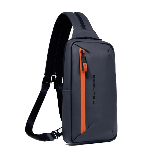 Piquadro - Corner 2.0 Blu Mono Sling Bag - CA6466C2OW - BLU
