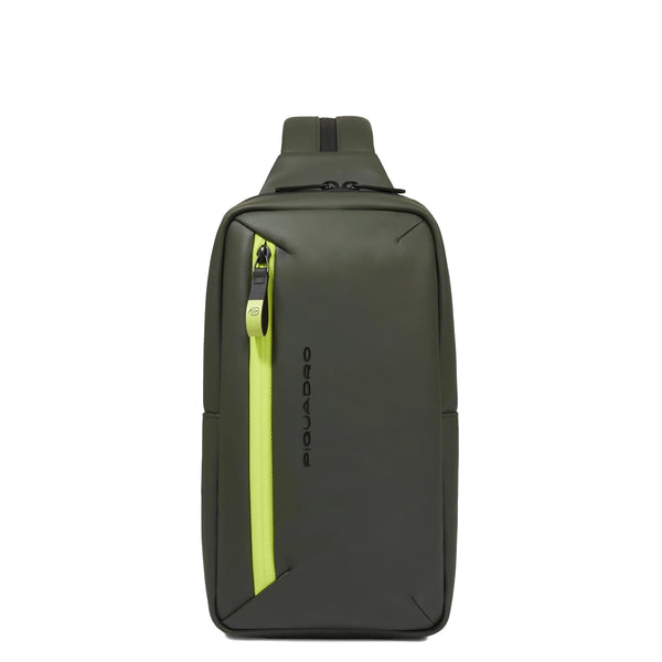 Piquadro - Corner 2.0 Verde Mono Sling Bag - CA6466C2OW - VERDE