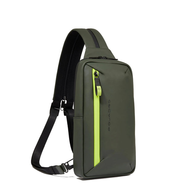 Piquadro - Corner 2.0 Verde Mono Sling Bag - CA6466C2OW - VERDE