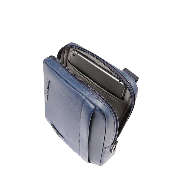 Piquadro - Russel Blu Crossbody Bag for mini tablet - CA3084W137 - BLU