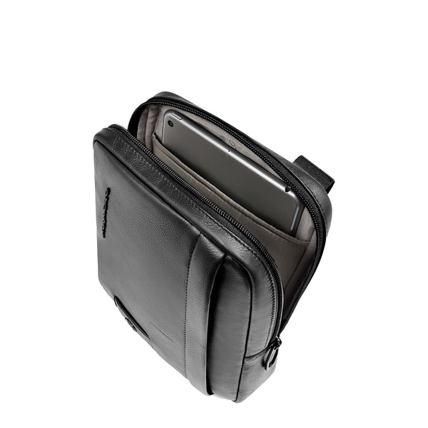 Piquadro - Russel Nero Crossbody Bag for mini tablet - CA3084W137 - NERO