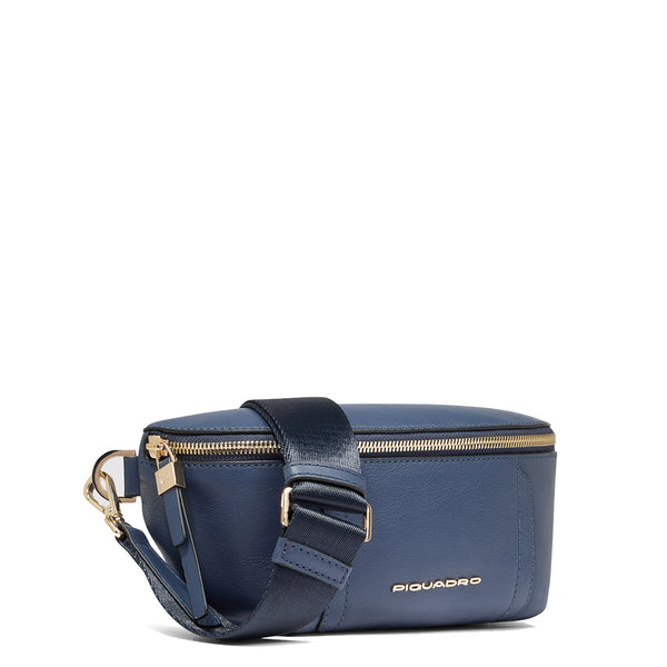Piquadro - Circle Blu Woman's Belt Bag - CA6213W92 - BLU4