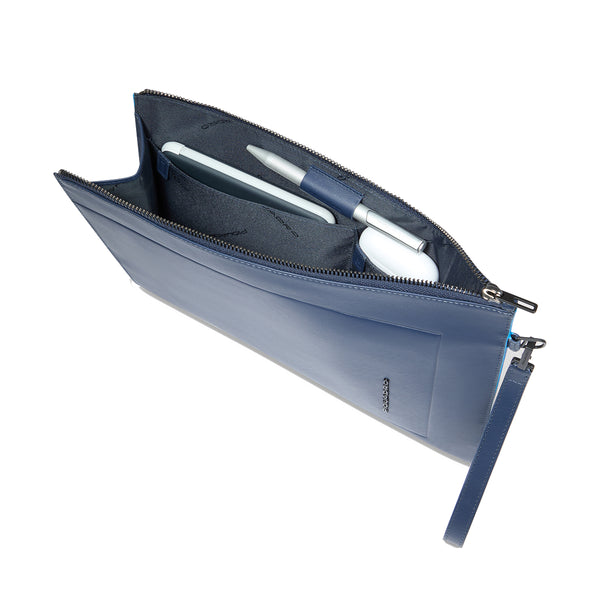 Piquadro - Pochette Blue Square Blu - AC6368S138 - BLU