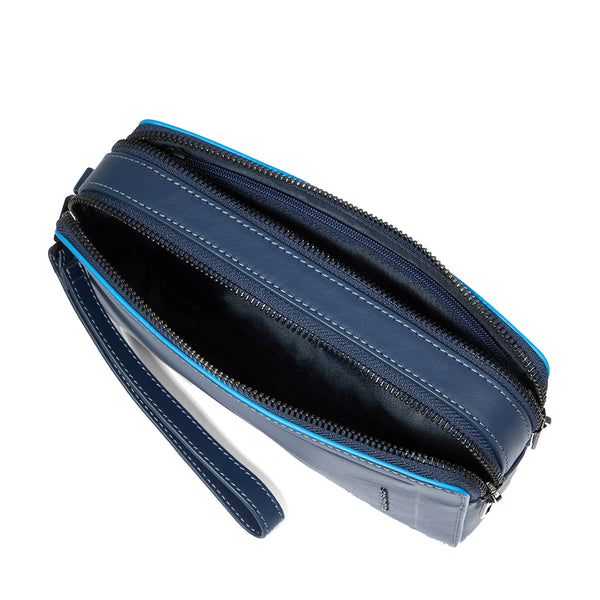 Piquadro - Men's Pochette Blue Square - AC4221S138 - BLU