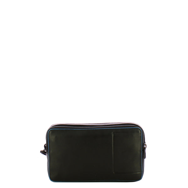 Piquadro - Men's Pochette Blue Square - AC4221S138 - NERO