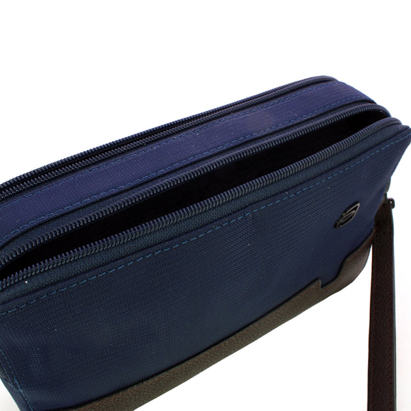 Piquadro - Pochette Uomo Marcel Blu Testa di Moro - AC4221W138 - BLU/TESTA/DI/MORO