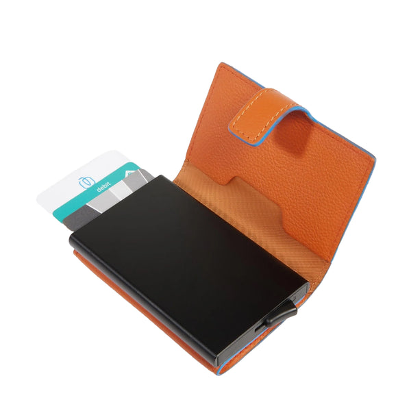 Piquadro - Atlas Arancione metal Card Holder - PP5649S138R - ARANCIONE
