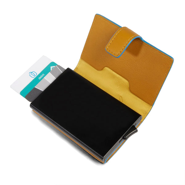 Piquadro - Atlas Giallo metal Card Holder - PP5649S138R - GIALLO