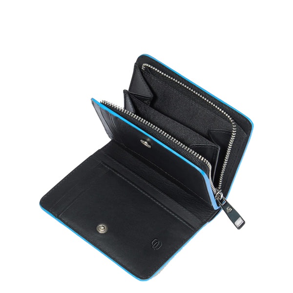Piquadro - Portafoglio Piccolo Blue Square Nero - PD6660S138R - NERO/2