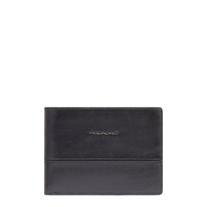 Piquadro - Portafoglio Philip con portamonete Nero - PU257W136R - NERO