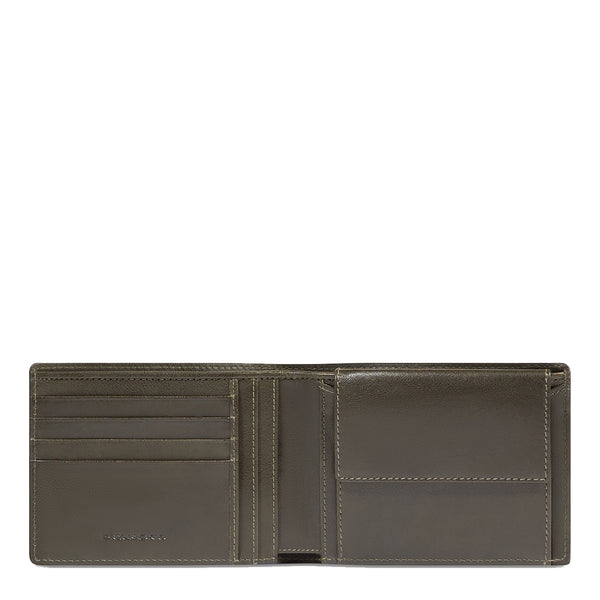 Piquadro - Portafoglio Philip con portamonete Verde - PU257W136R - VERDE