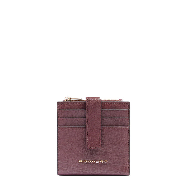 Piquadro - Portacarte Patricia Bordeaux - PP6843W140R - BORDEAUX