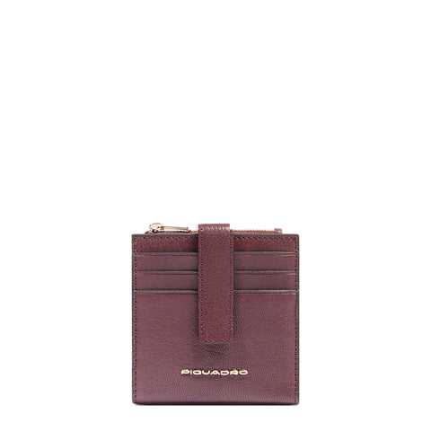 Piquadro - Portacarte Patricia Bordeaux - PP6843W140R - BORDEAUX