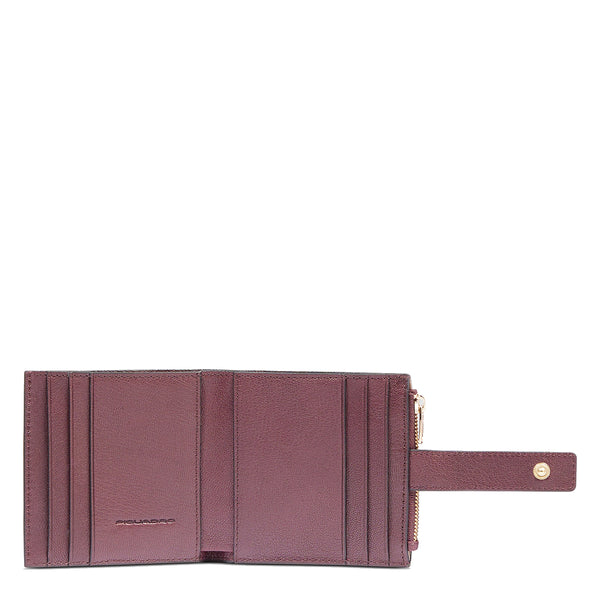 Piquadro - Portacarte Patricia Bordeaux - PP6843W140R - BORDEAUX