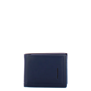 Piquadro - Atlas Blu Wallet with coin pouch - PU257S138R - BLU