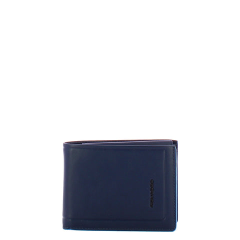 Piquadro - Atlas Blu Wallet with coin pouch - PU257S138R - BLU
