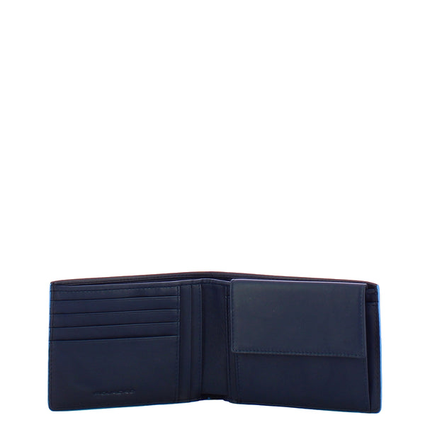 Piquadro - Atlas Blu Wallet with coin pouch - PU257S138R - BLU
