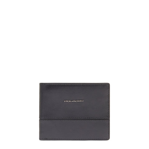 Piquadro - Portafoglio Philip con porta ID Removibile Nero - PU4188W136R - NERO
