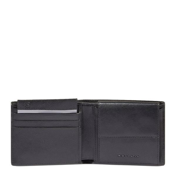 Piquadro - Portafoglio Philip con porta ID Removibile Nero - PU4188W136R - NERO