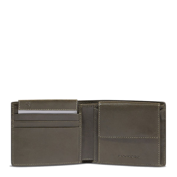 Piquadro - Portafoglio Philip con porta ID Removibile Verde - PU4188W136R - VERDE