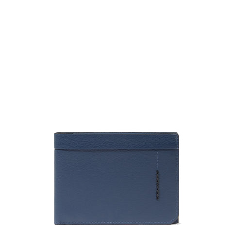 Piquadro - Russel Blu RFID Wallet with coin pouch - PU257W137R - BLU