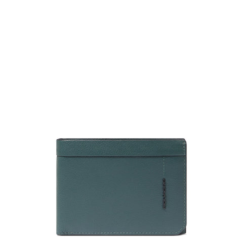 Piquadro - Russel Verde RFID Wallet with coin pouch - PU257W137R - VERDE