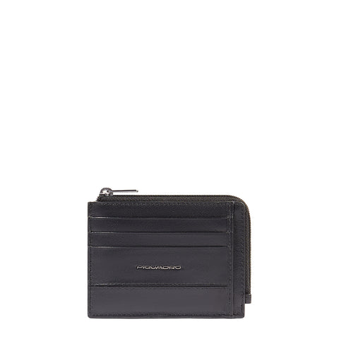 Piquadro - Bustina portamonete Philip Nero - PP4822W136R - NERO
