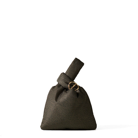 Borbonese - Twinnie Small Alloro Handbag - 91010153X95 - ALLORO
