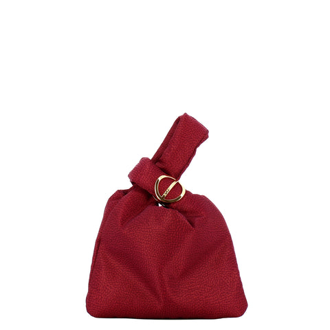 Borbonese - Twinnie Small Merlot Handbag - 91010153X95 - MERLOT