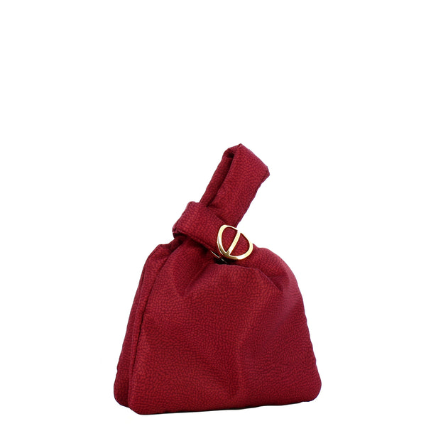 Borbonese - Twinnie Small Merlot Handbag - 91010153X95 - MERLOT