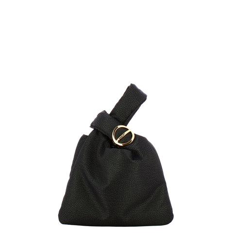 Borbonese - Twinnie Small Dark Black Handbag - 91010153X95 - DARK/BLACK