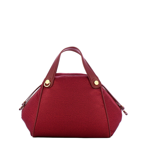 Borbonese - Marie Medium Merlot Handbag - 924846I15 - MERLOT
