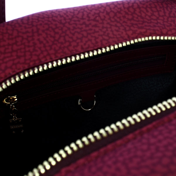Borbonese - Marie Medium Merlot Handbag - 924846I15 - MERLOT