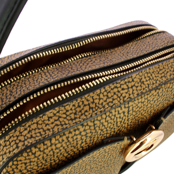 Borbonese - Camera Case OP Naturale Nero - 910101360098 - OP/NATURALE/NERO