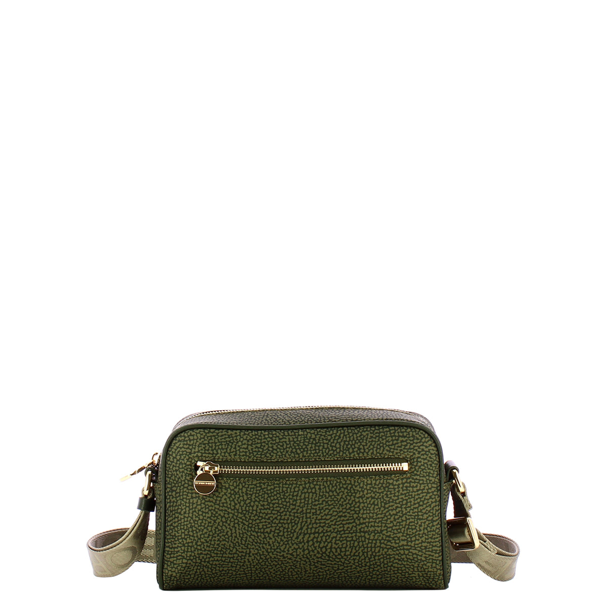 Borbonese - Small Crossbody Bag in Recycled Nylon Alloro - 934115I15 - ALLORO