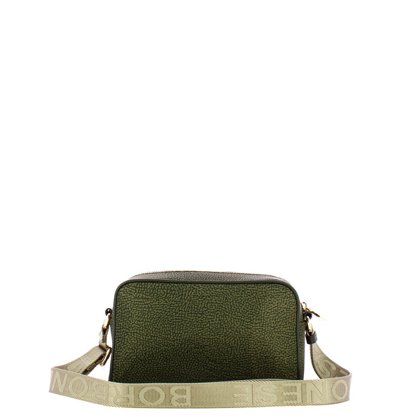 Borbonese - Small Crossbody Bag in Recycled Nylon Alloro - 934115I15 - ALLORO