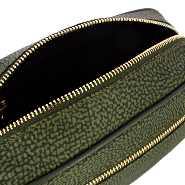 Borbonese - Small Crossbody Bag in Recycled Nylon Alloro - 934115I15 - ALLORO