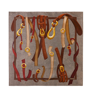 Borbonese - Foulard cinghie OP Naturale - 910600670143 - OP/NATURALE