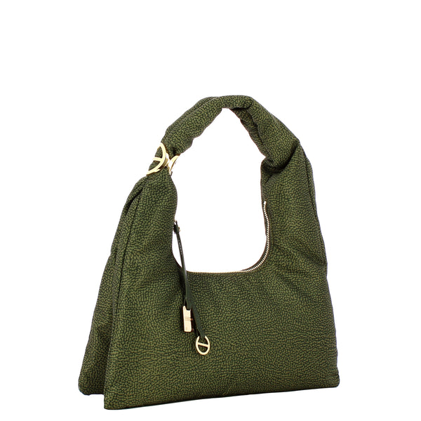 Borbonese - Twinnie Small Alloro Hobo Bag - 91010124X95 - ALLORO