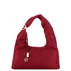 Borbonese - Twinnie Small Merlot Hobo Bag - 91010124X95 - MERLOT