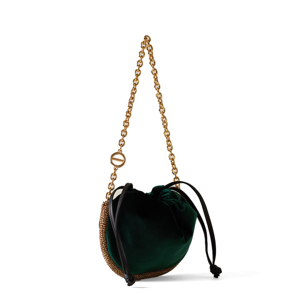 Borbonese - Coquille Alloro OP Naturale Minibag - 910101150122 - ALLORO/OP/NATURALE